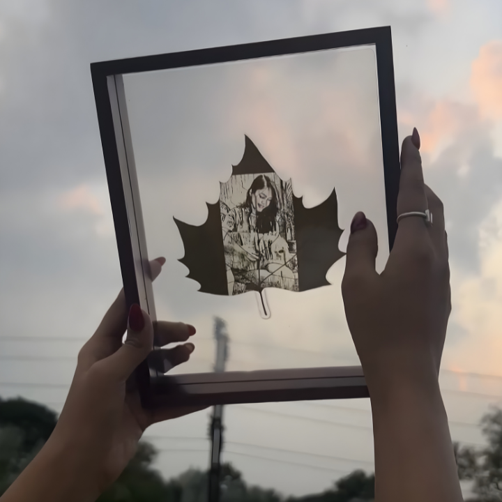 Custom Photo Leaf Engraving -