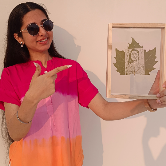 Custom Photo Leaf Engraving -