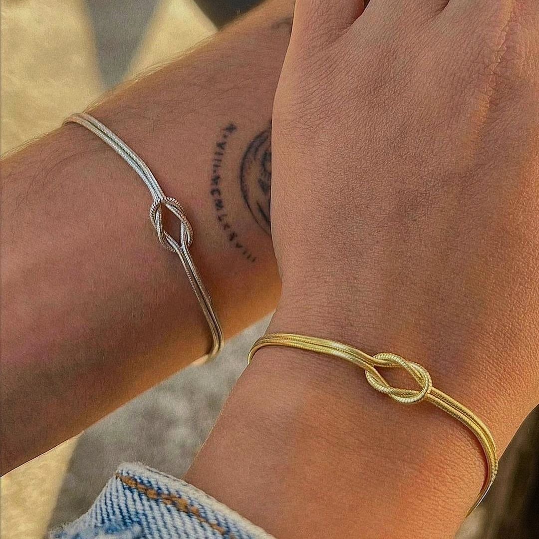 Knot Couples Bracelet (1 Pair - 2 Pieces)