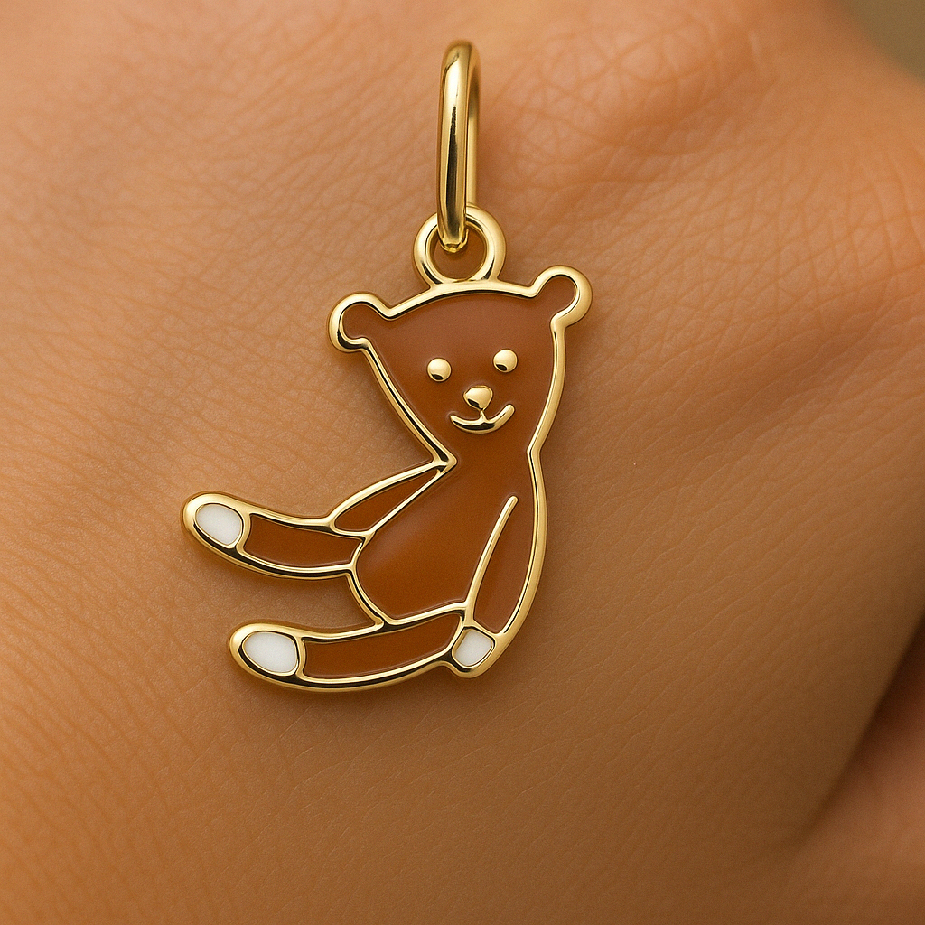 Mr Bean Teddy Necklace