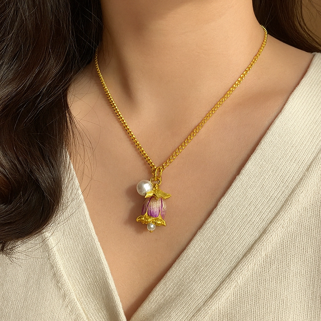 Blooming Rose Necklace