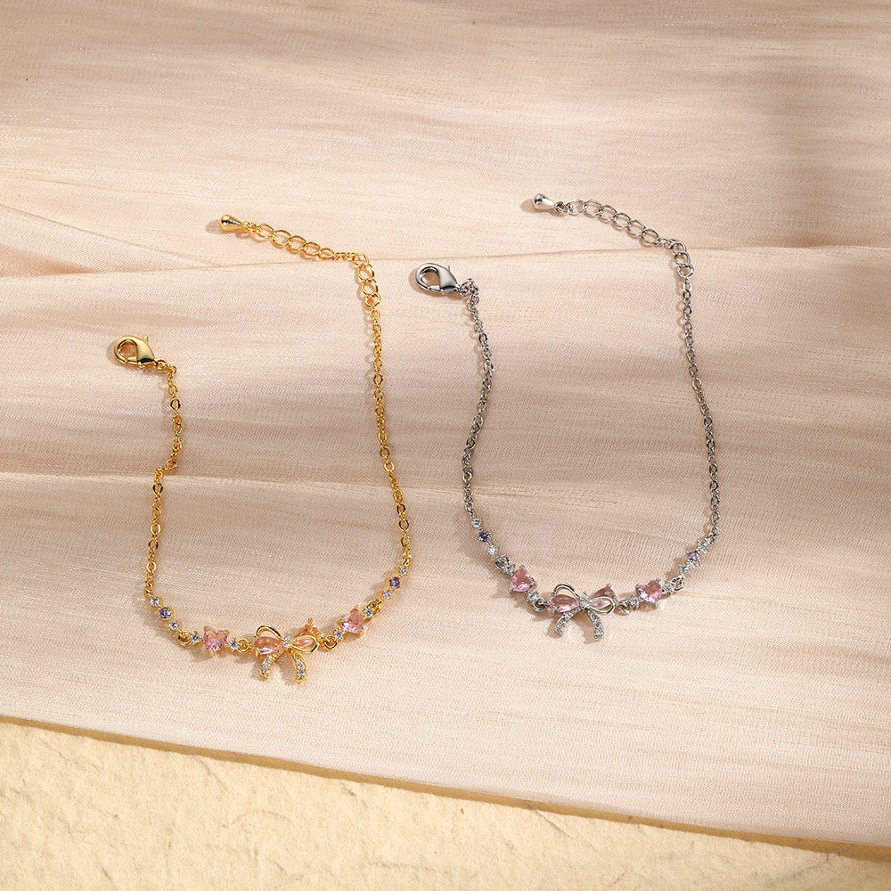 Crystal Bow Bracelet