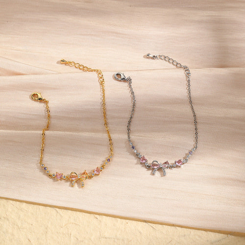 Crystal Bow Bracelet