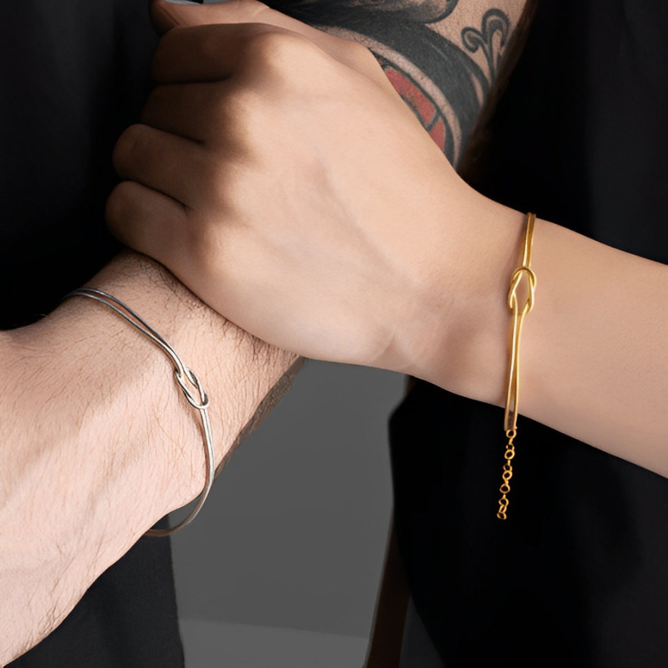 Knot Couples Bracelet (1 Pair - 2 Pieces)