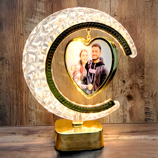 Personalized Half Moon Lamp