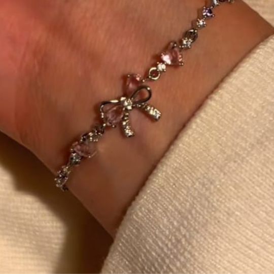 Crystal Bow Bracelet