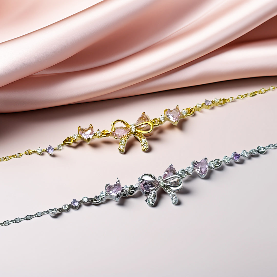 Crystal Bow Bracelet