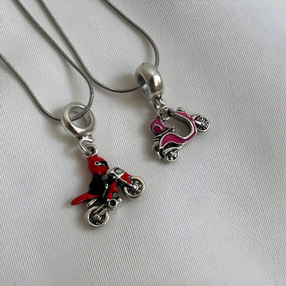 Rider Couple Necklace