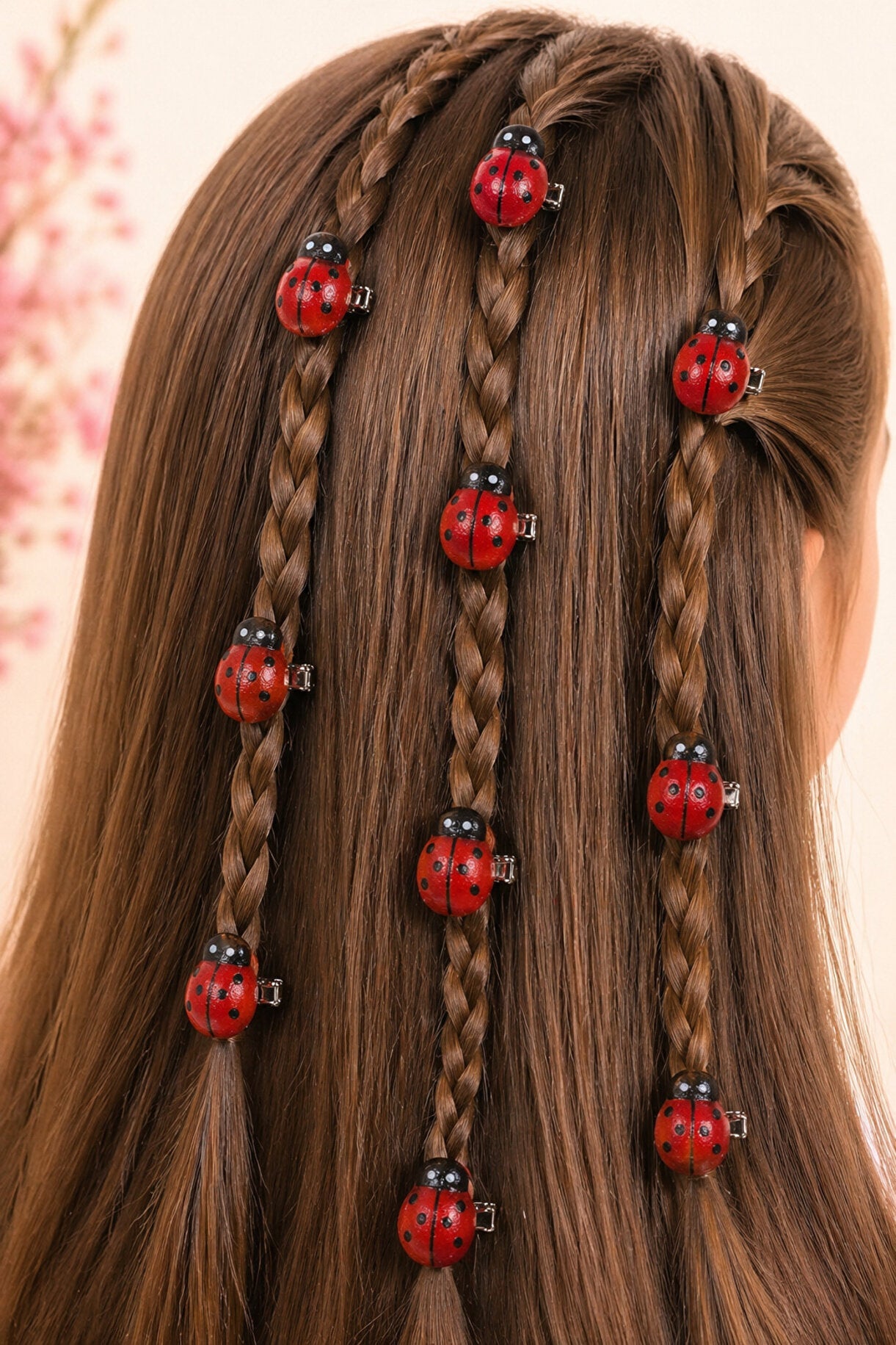 Ladybug & Honeybee Hair Clips