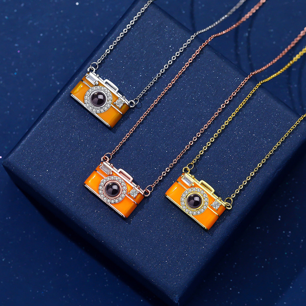 Personalized Camera Necklace