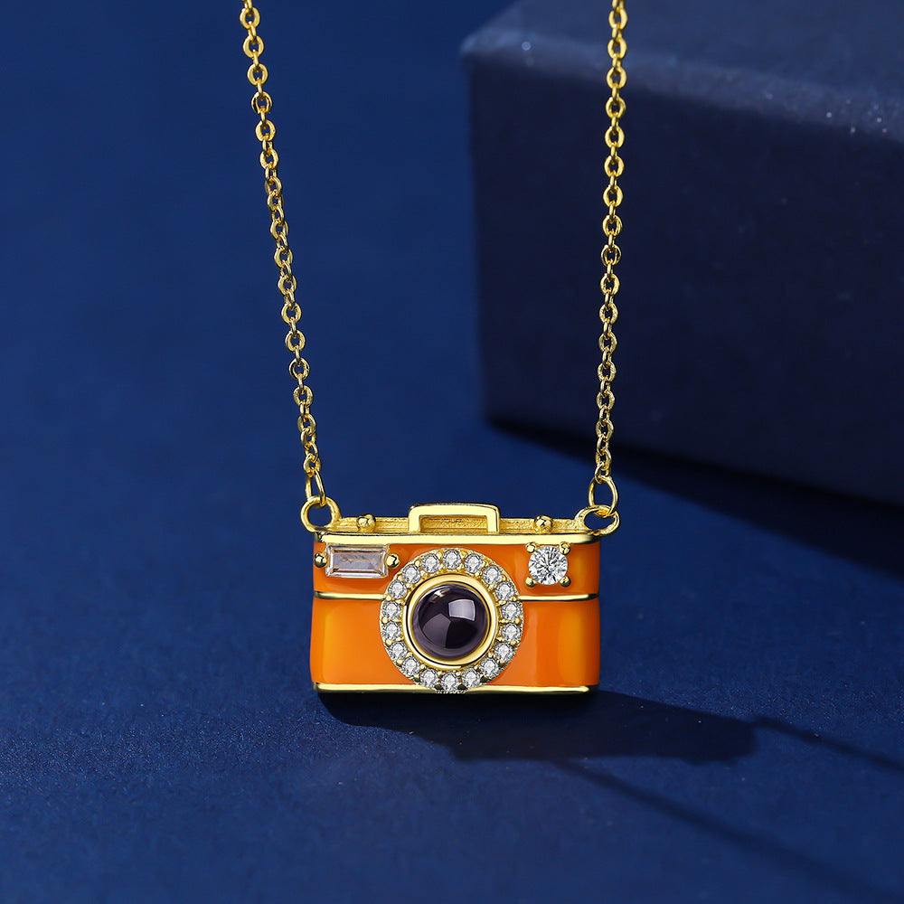 Personalized Camera Necklace