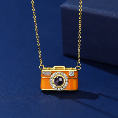 Personalized Camera Necklace