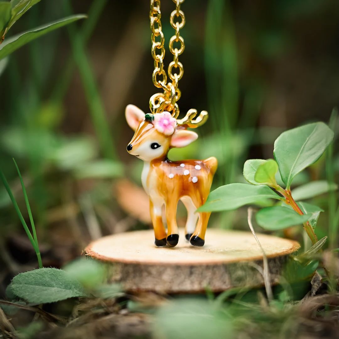Deer Charm Necklace