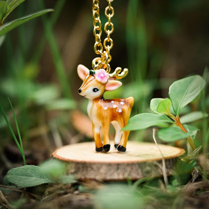Deer Charm Necklace
