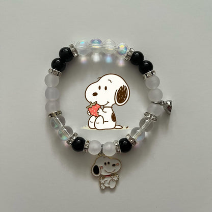 Snoopy & Kitty Bracelets (1 Pair)