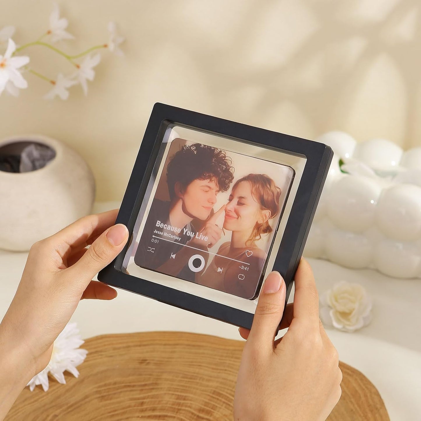 Personalized Photo + Music Fridge Magnet