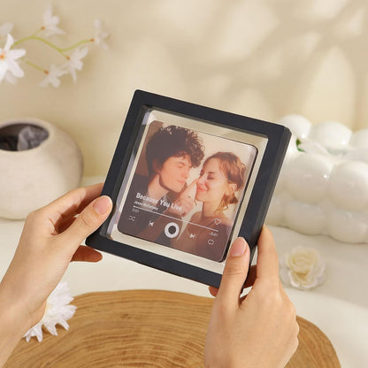 Personalized Photo + Music Fridge Magnet