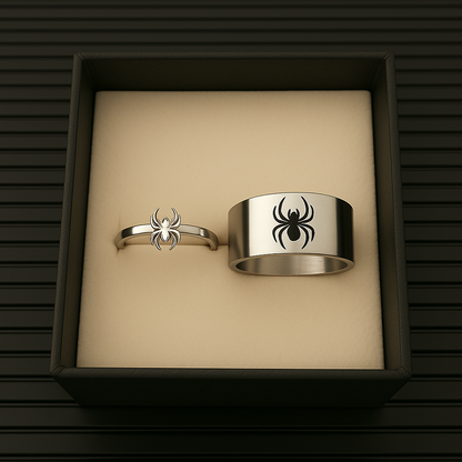 Sipderman Couple Ring