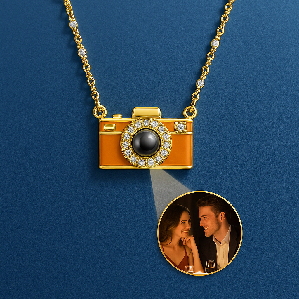 Personalized Camera Necklace