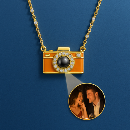 Personalized Camera Necklace