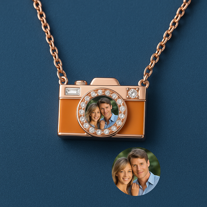 Personalized Camera Necklace