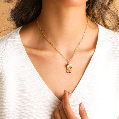 Deer Charm Necklace