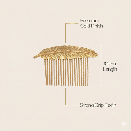 Elegant Leaf Hair Accessory