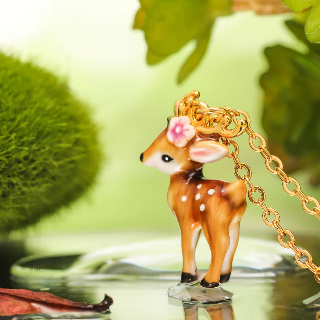 Deer Charm Necklace
