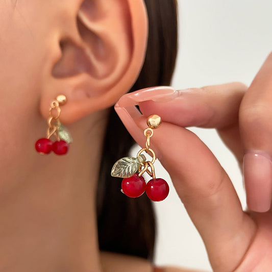Cherry Earrings (1 pair )