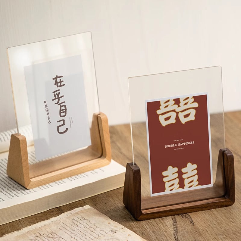 Wooden Acrylic Photo Frame