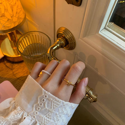 Bowknot Gold Ring