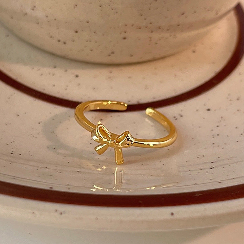 Bowknot Gold Ring