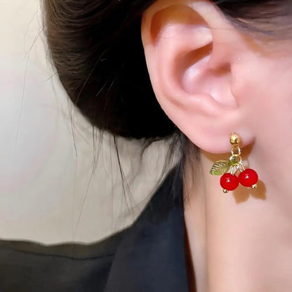 Cherry Earrings (1 pair )