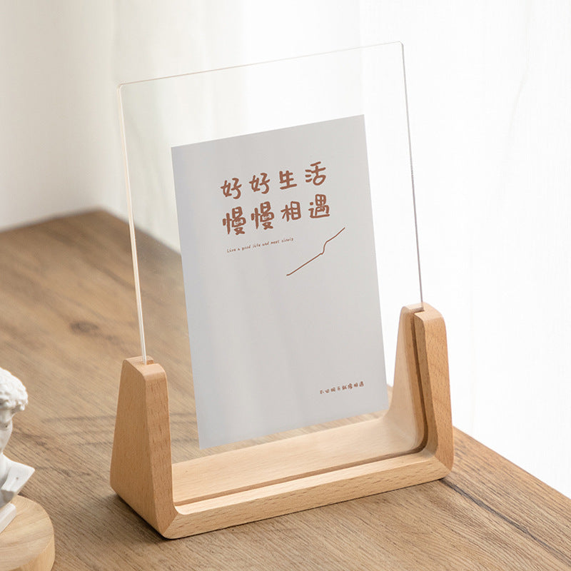Wooden Acrylic Photo Frame
