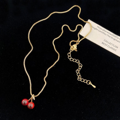 Cherry Charm Necklace