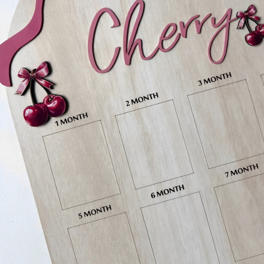 Personalized First Year Baby Frame