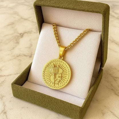 Golden Hanuman Pendant