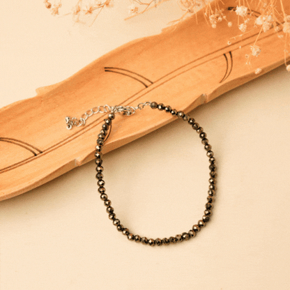 Pyrite Crystal Anklet