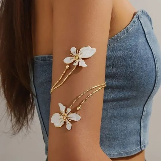 Butterfly Wrap Cuff Bracelet