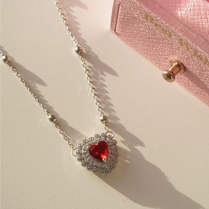 Heart and Sword Necklace