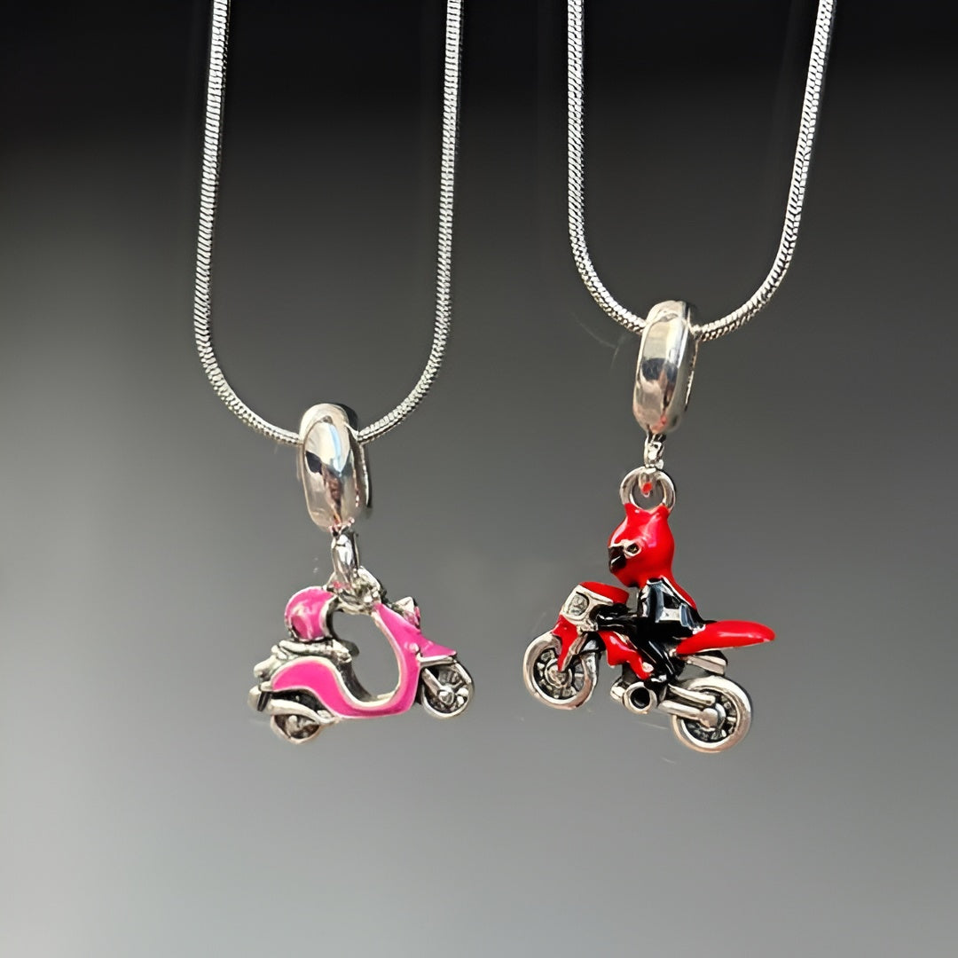 Rider Couple Necklace