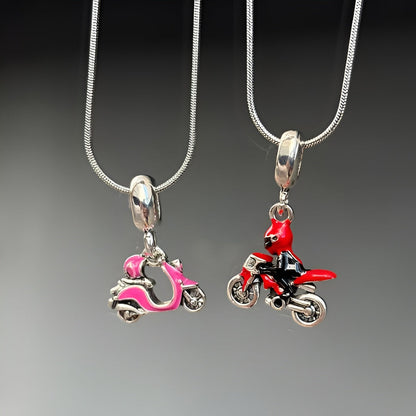 Rider Couple Necklace