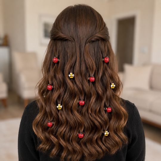 Ladybug & Honeybee Hair Clips