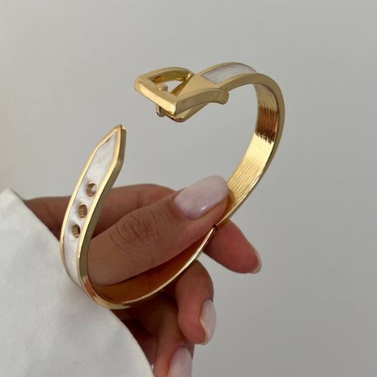 Enameled Belt Bracelets