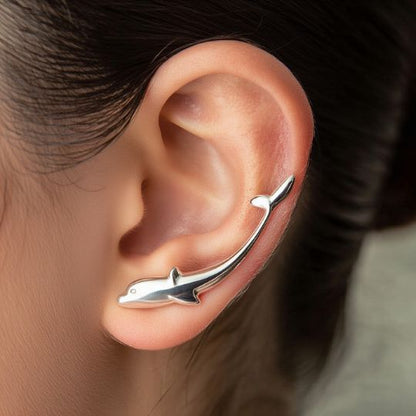 Silver Fish Earrings