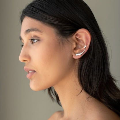 Silver Fish Earrings