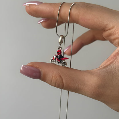 Rider Couple Necklace