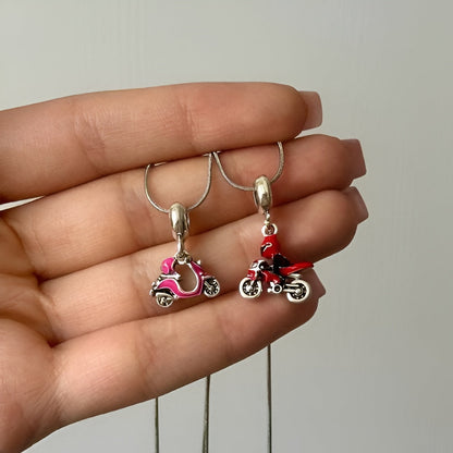Rider Couple Necklace