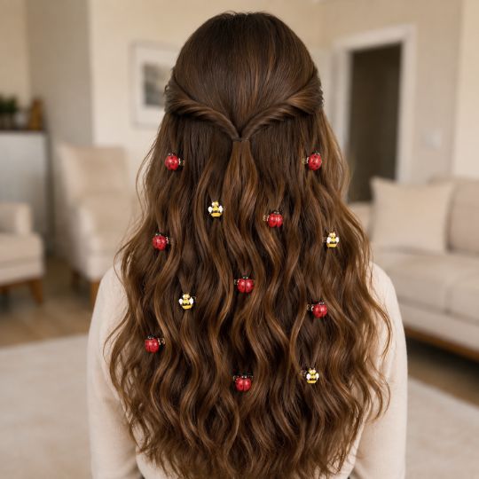 Ladybug & Honeybee Hair Clips