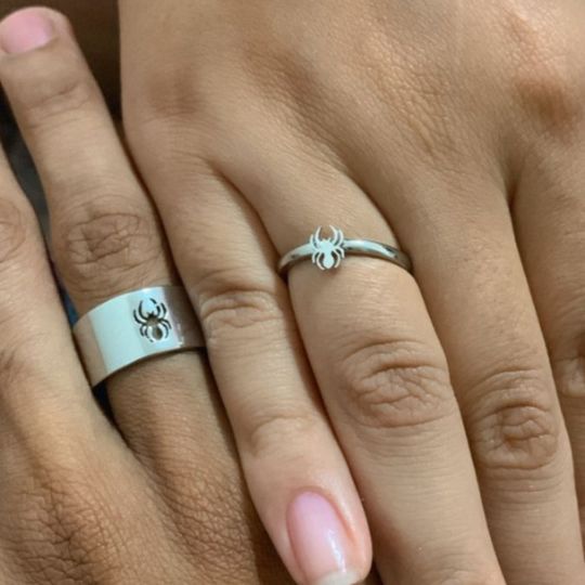Sipderman Couple Ring